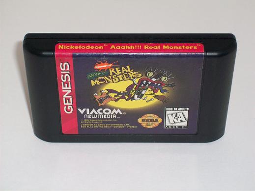 Aaahh!!! Real Monsters (Nickelodeon) - Genesis Game